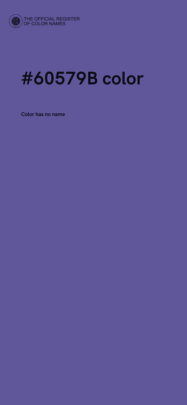#60579B color image