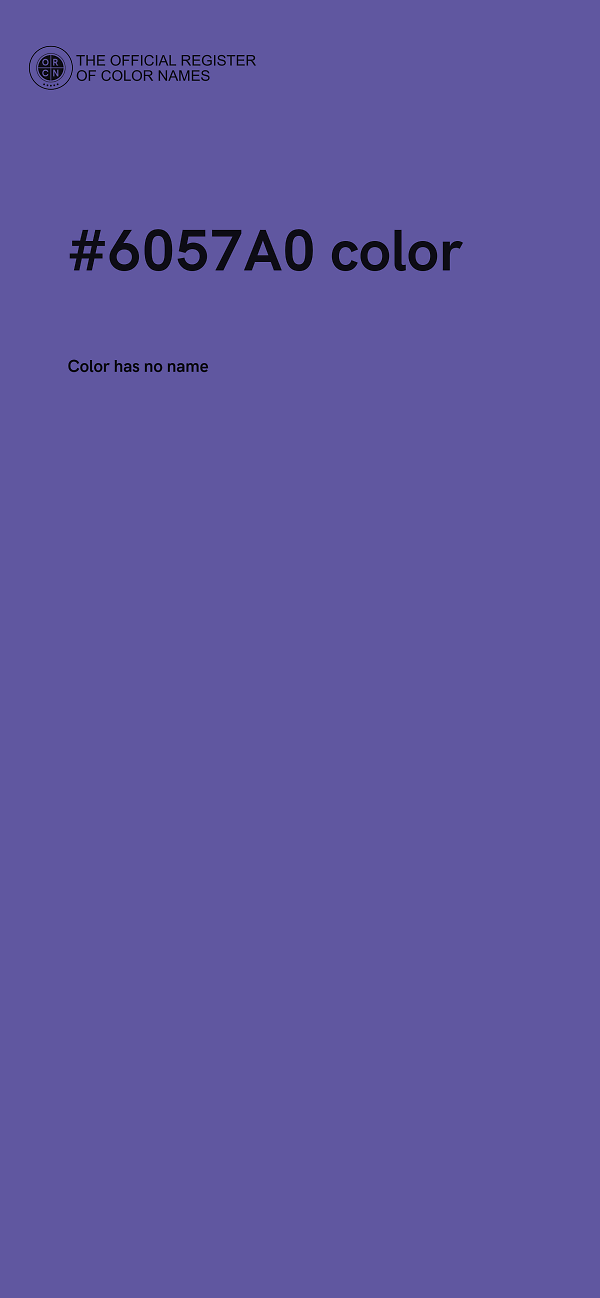 #6057A0 color image