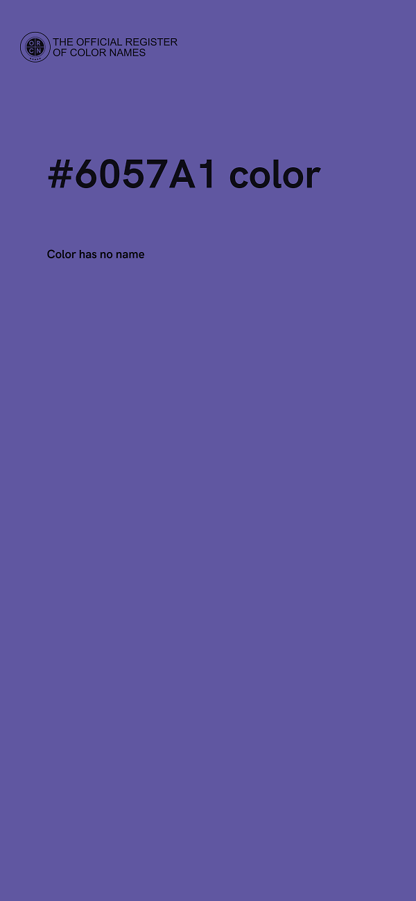 #6057A1 color image