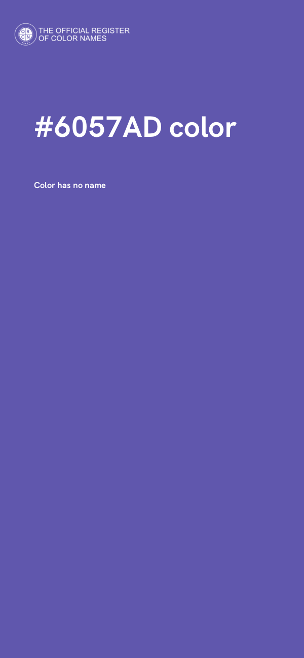 #6057AD color image