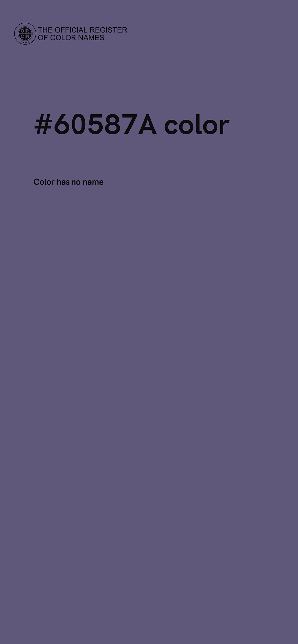 #60587A color image