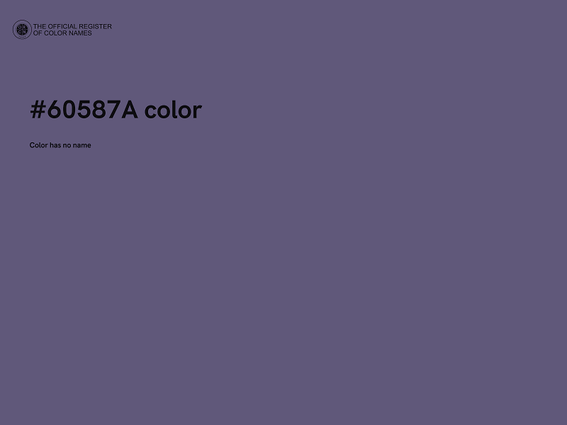 #60587A color image