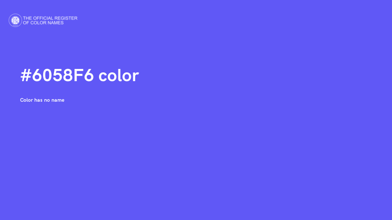 #6058F6 color image