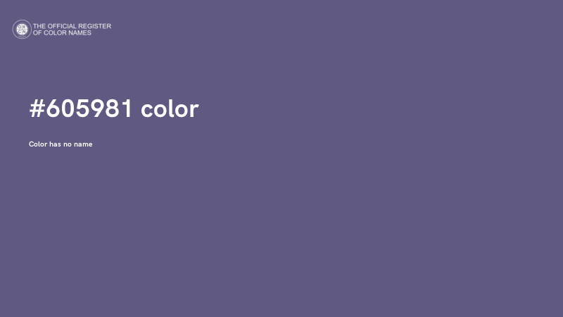 #605981 color image