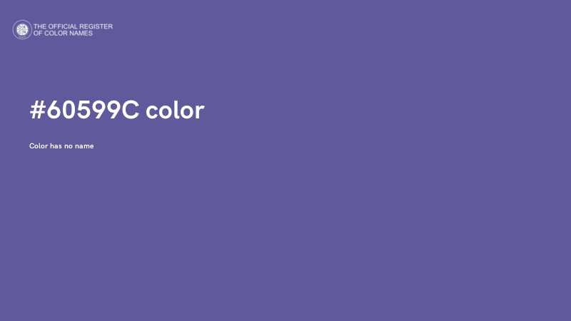 #60599C color image