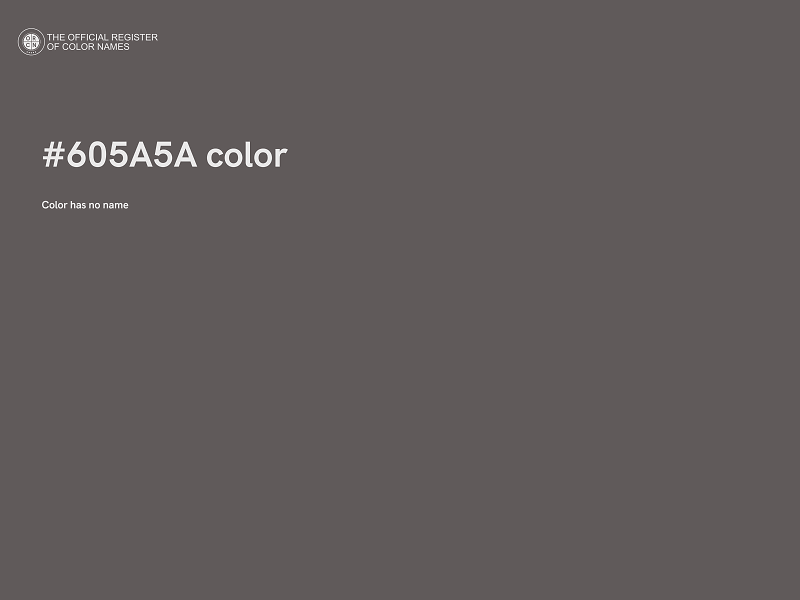 #605A5A color image