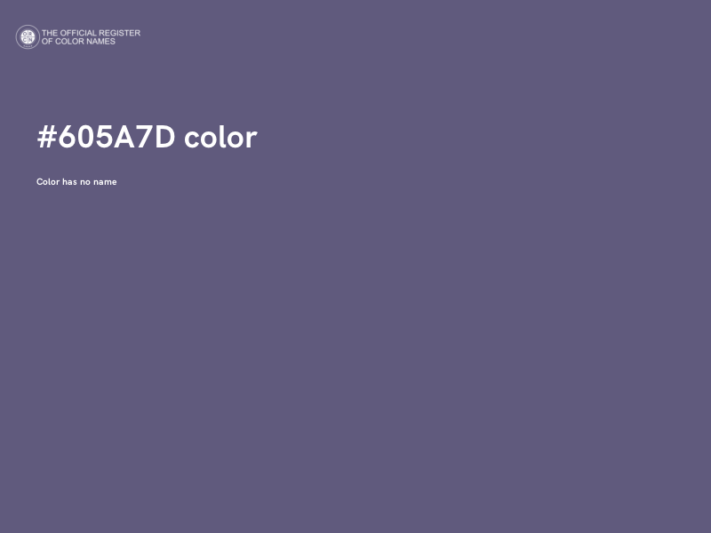 #605A7D color image