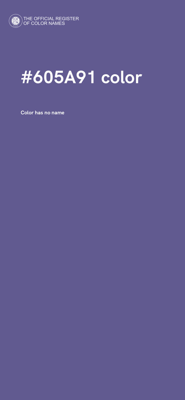 #605A91 color image