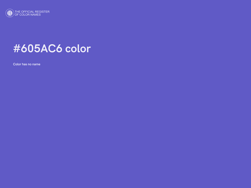 #605AC6 color image