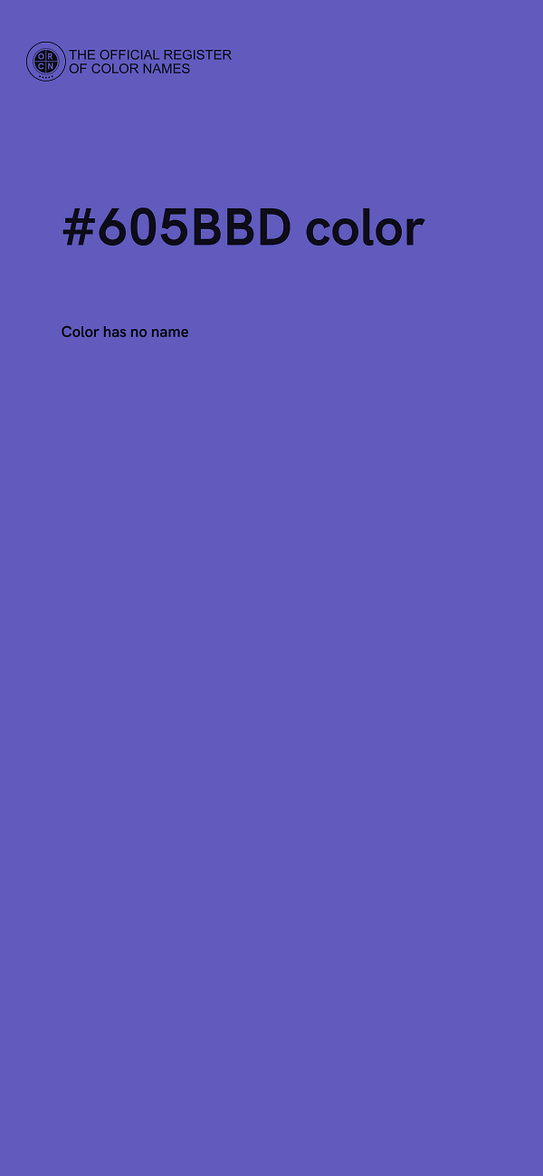 #605BBD color image