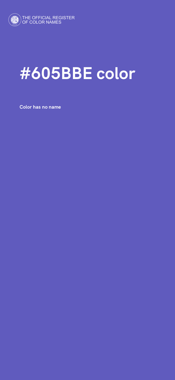 #605BBE color image