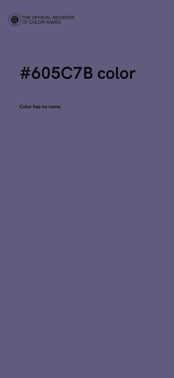 #605C7B color image