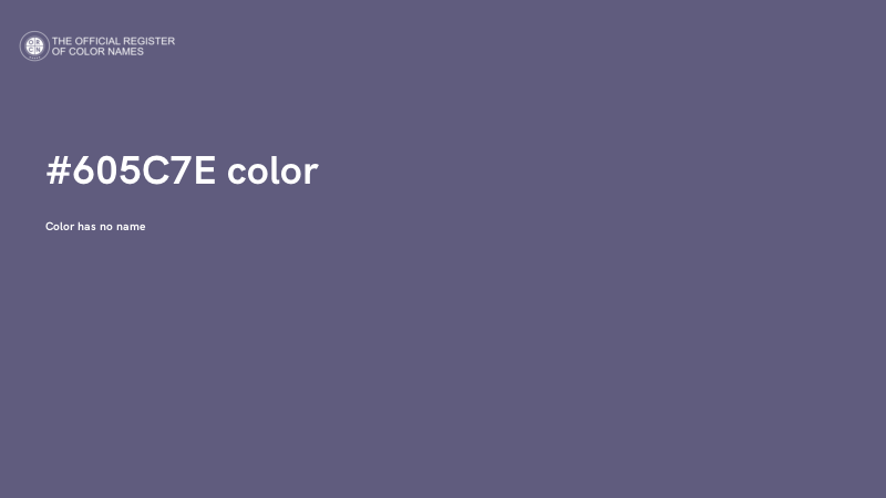 #605C7E color image