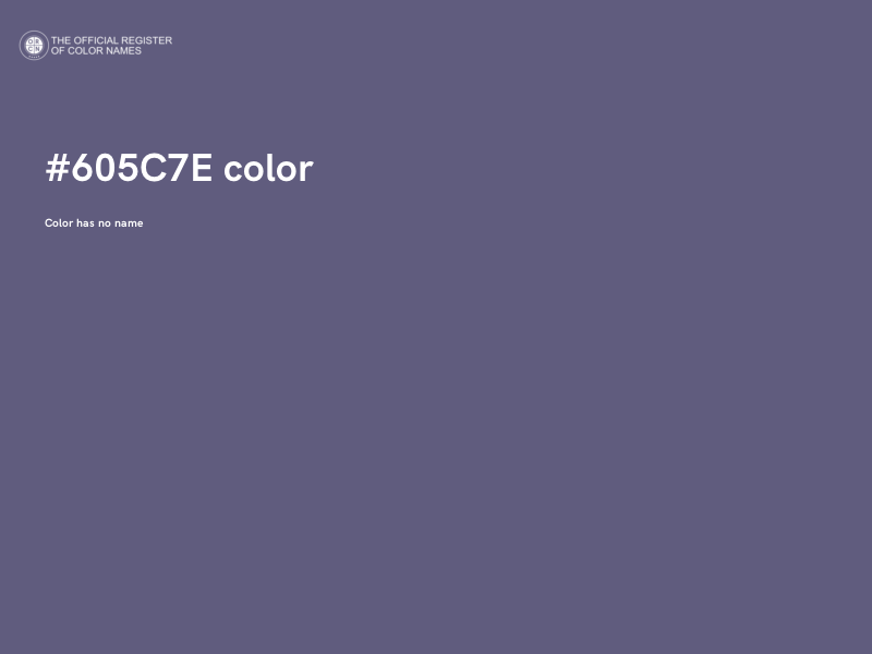#605C7E color image