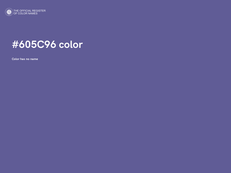 #605C96 color image