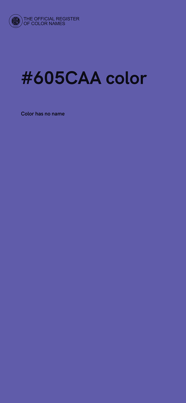 #605CAA color image