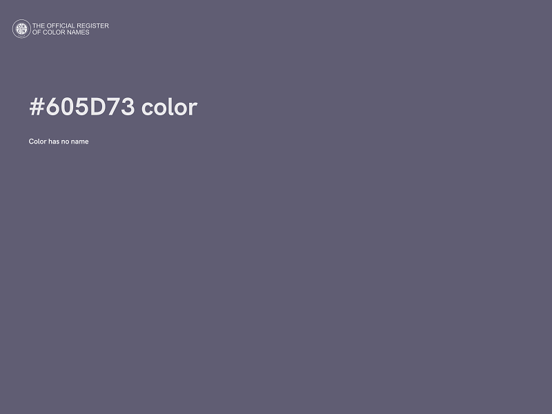 #605D73 color image