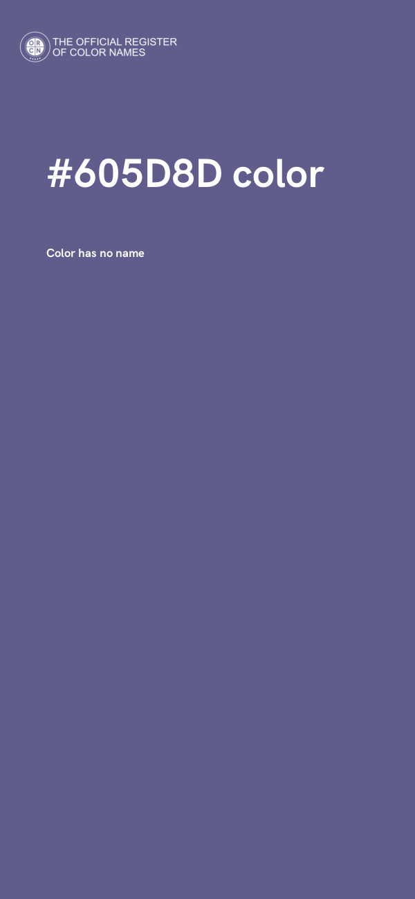 #605D8D color image