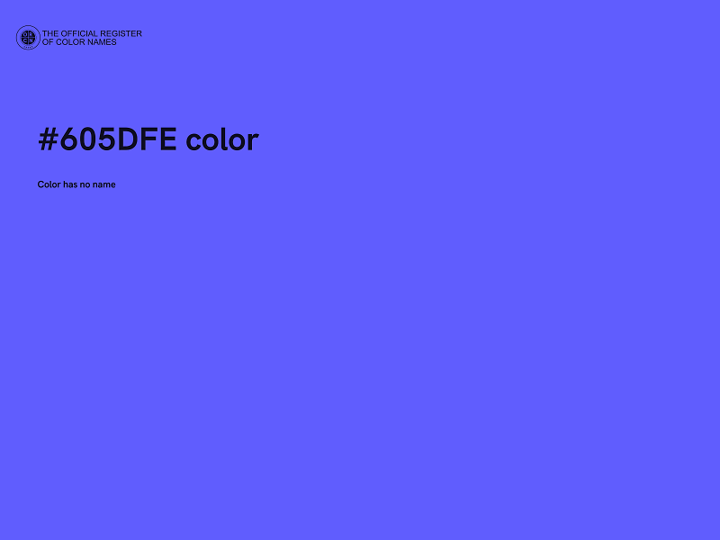#605DFE color image