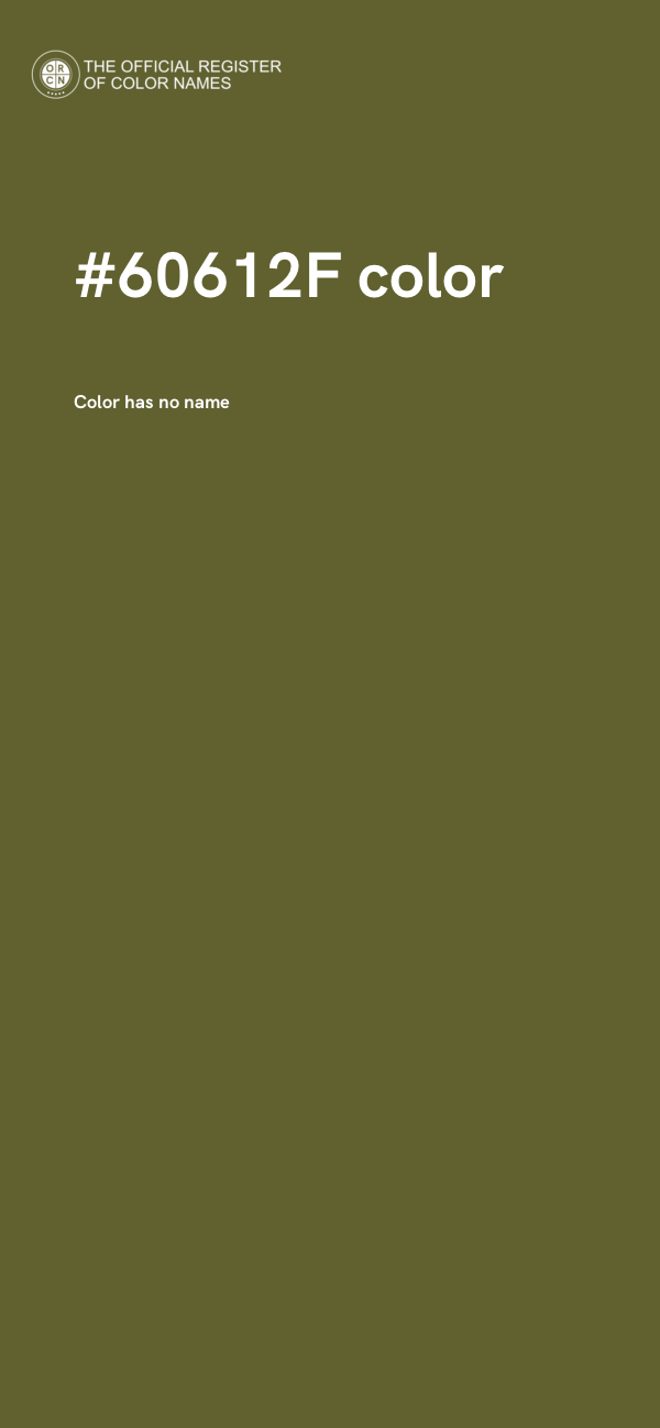 #60612F color image