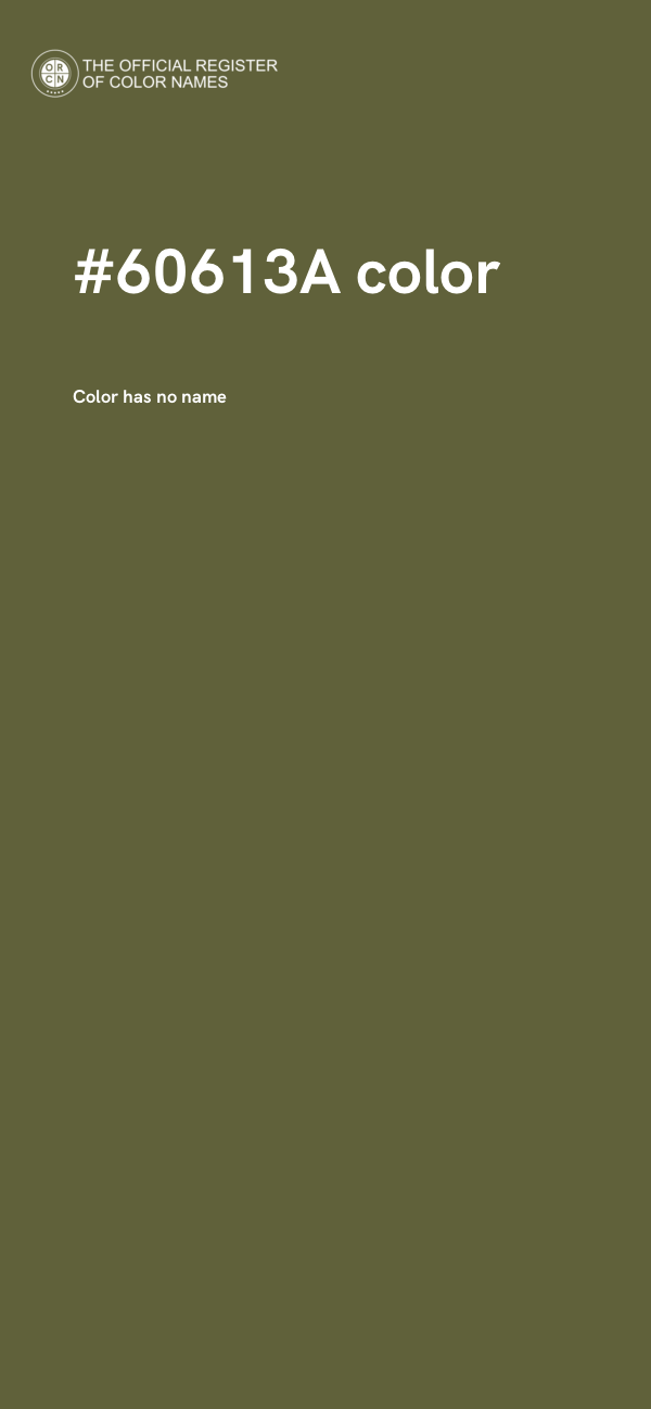 #60613A color image
