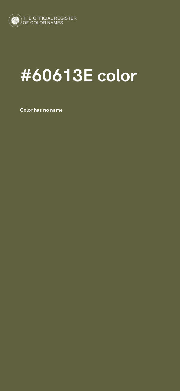 #60613E color image