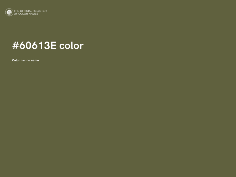 #60613E color image