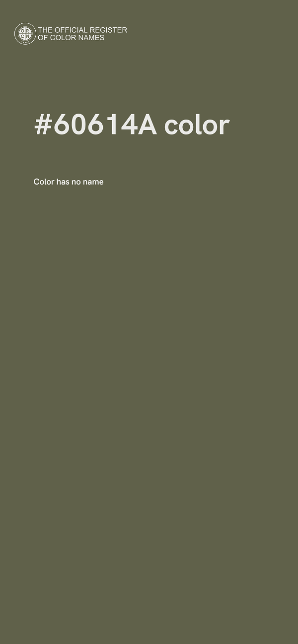 #60614A color image