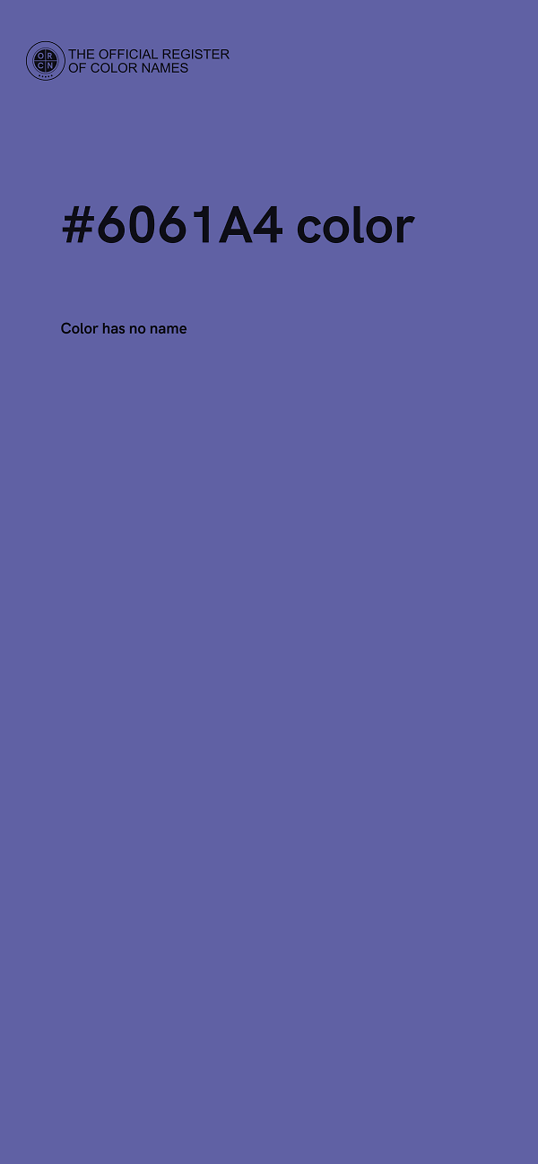 #6061A4 color image