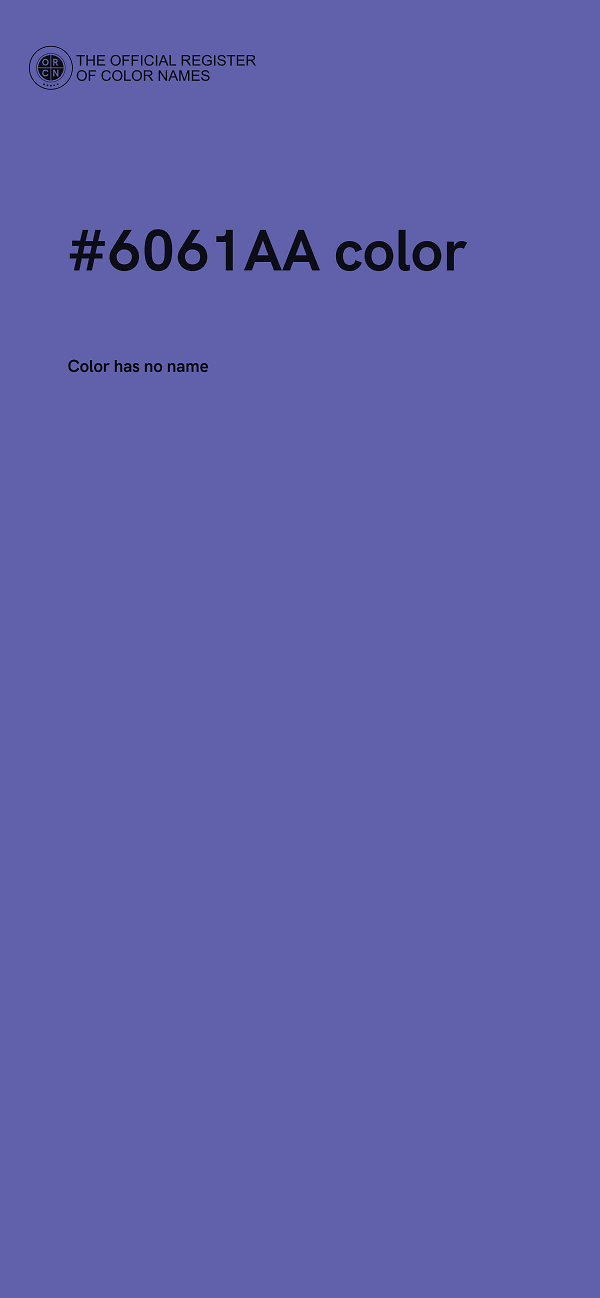 #6061AA color image