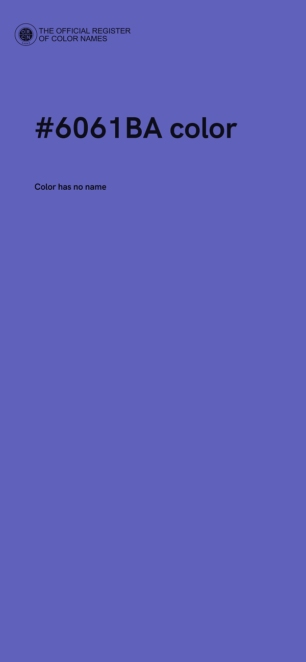 #6061BA color image