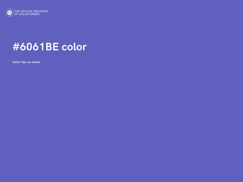 #6061BE color image