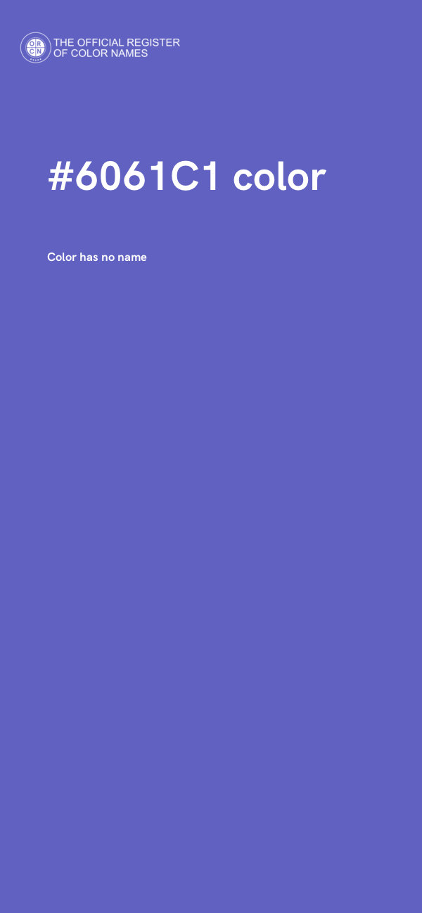 #6061C1 color image