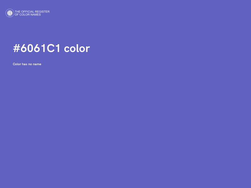 #6061C1 color image