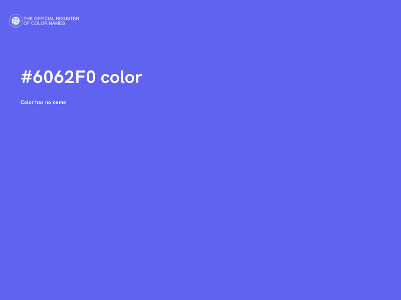 #6062F0 color image