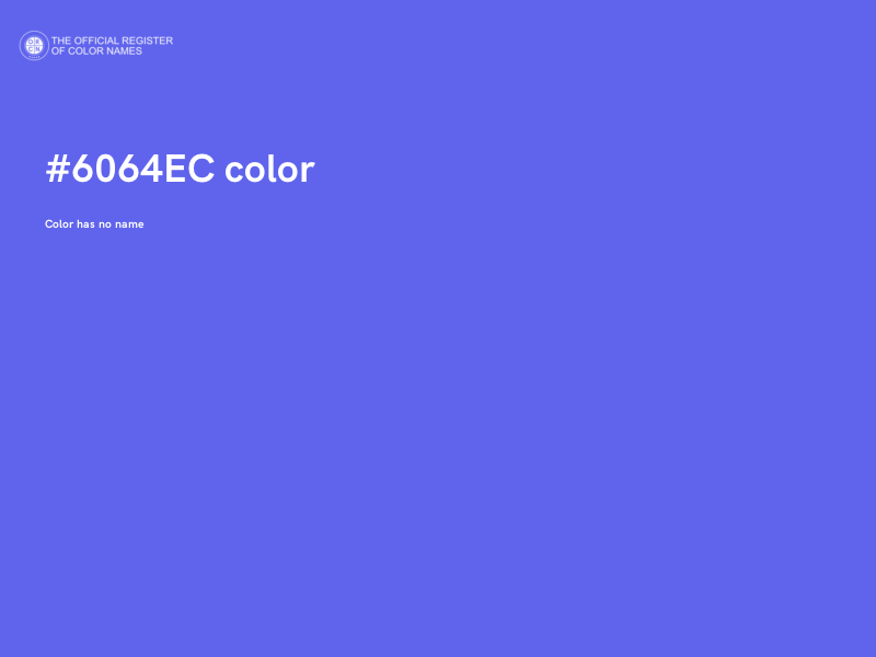 #6064EC color image