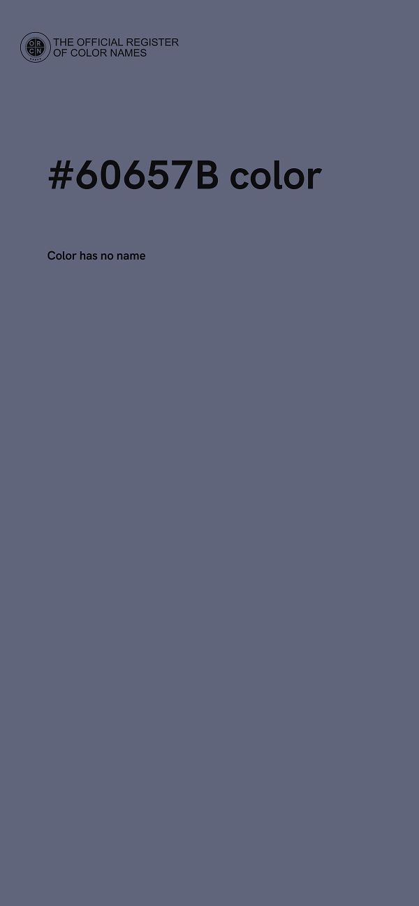 #60657B color image