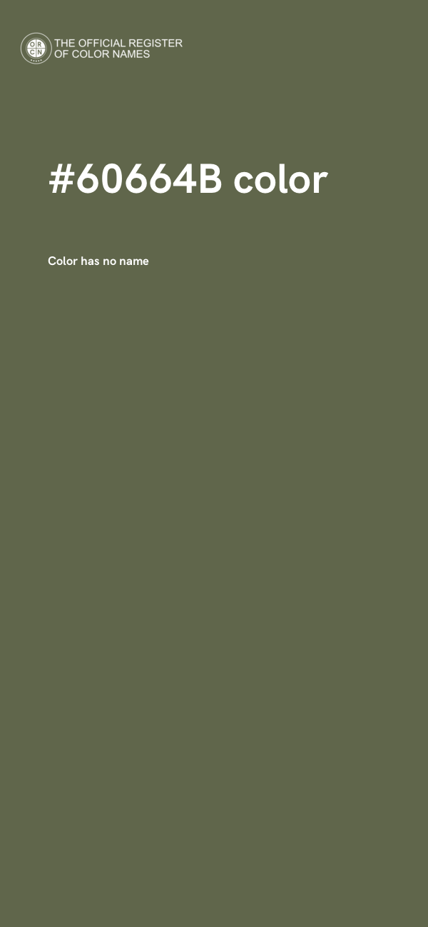 #60664B color image