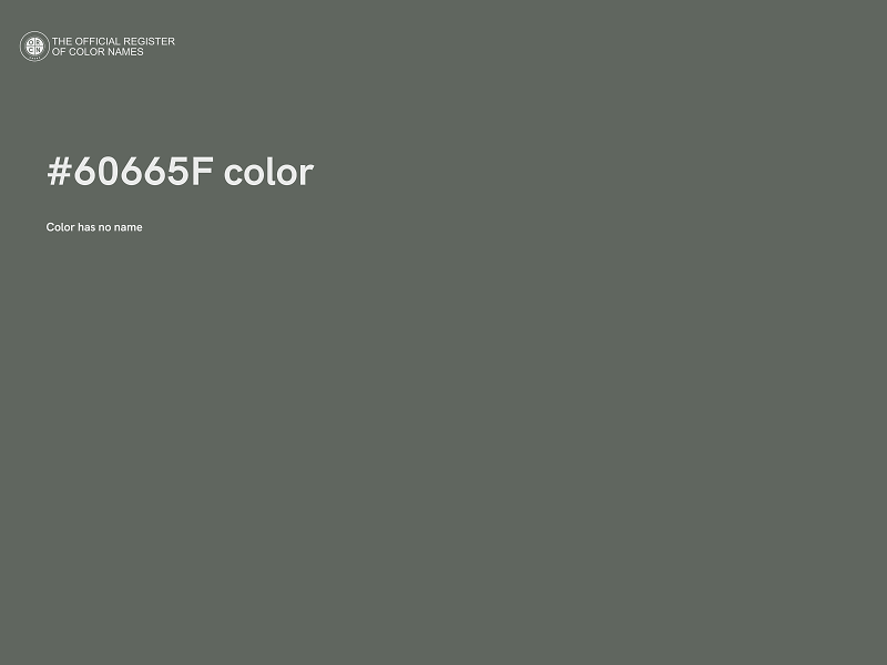 #60665F color image