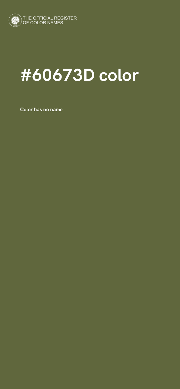 #60673D color image