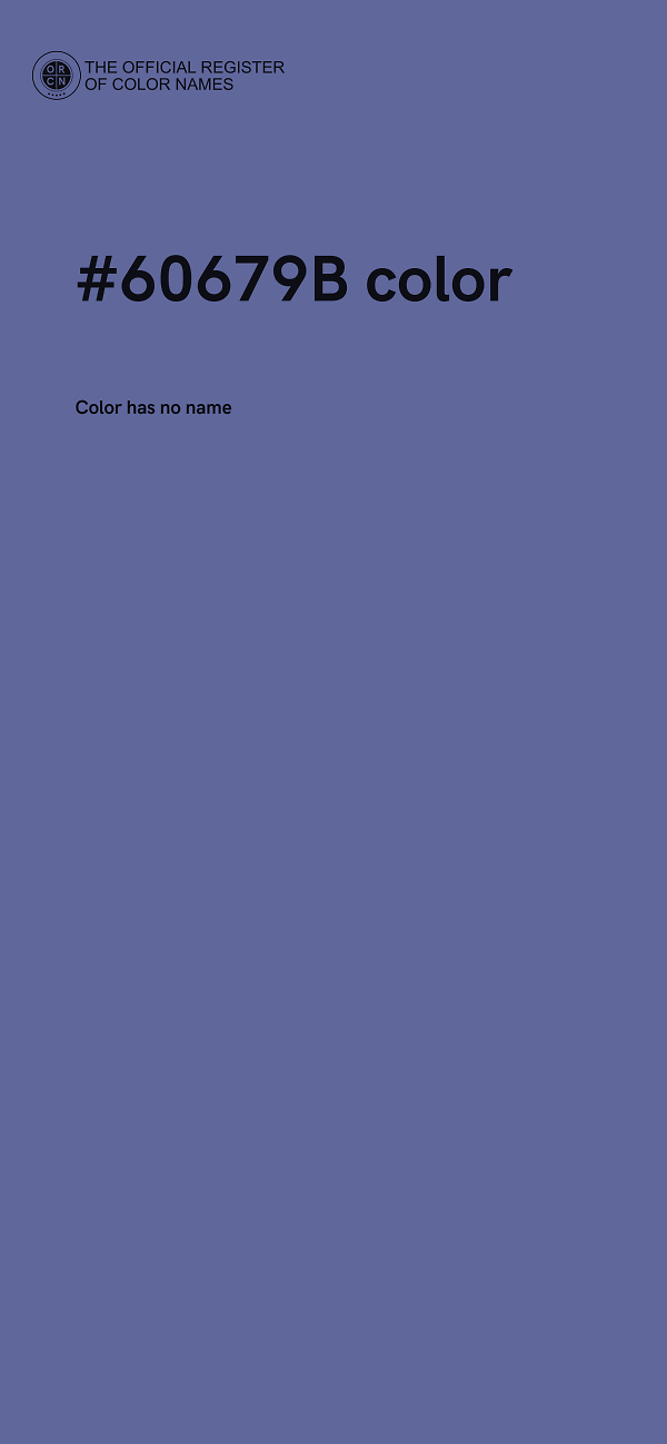 #60679B color image