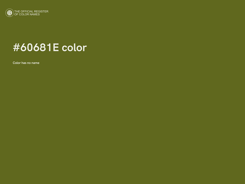 #60681E color image