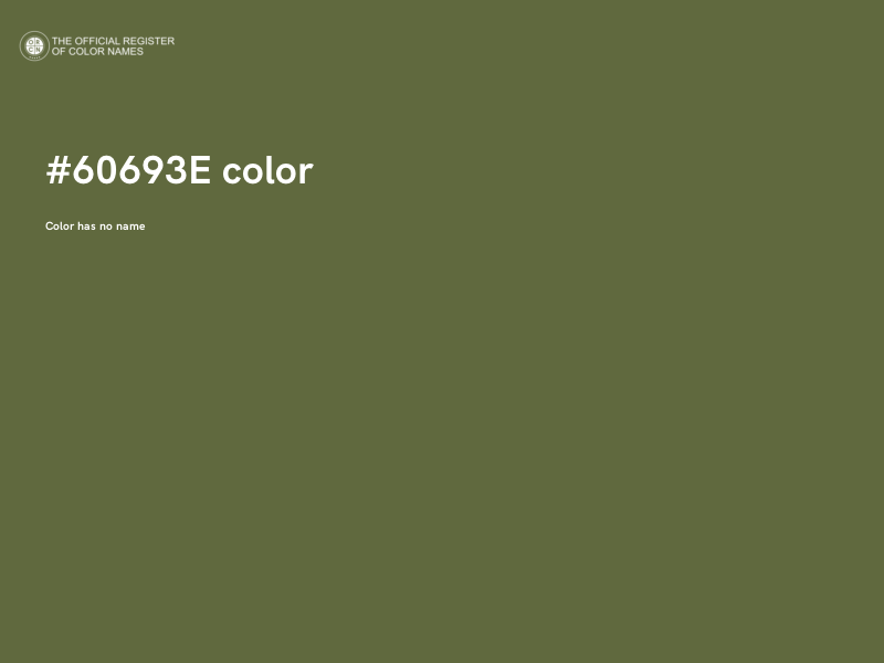 #60693E color image