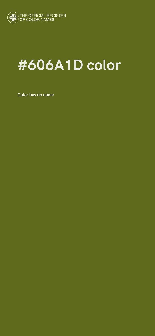 #606A1D color image
