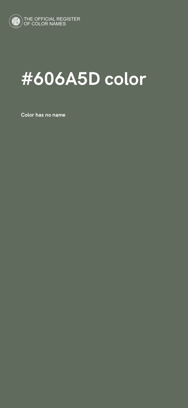 #606A5D color image
