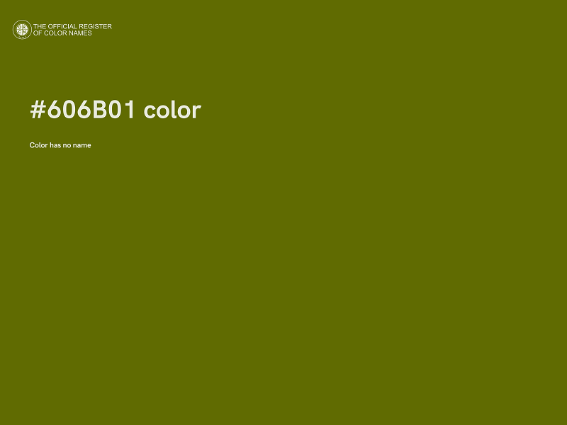 #606B01 color image