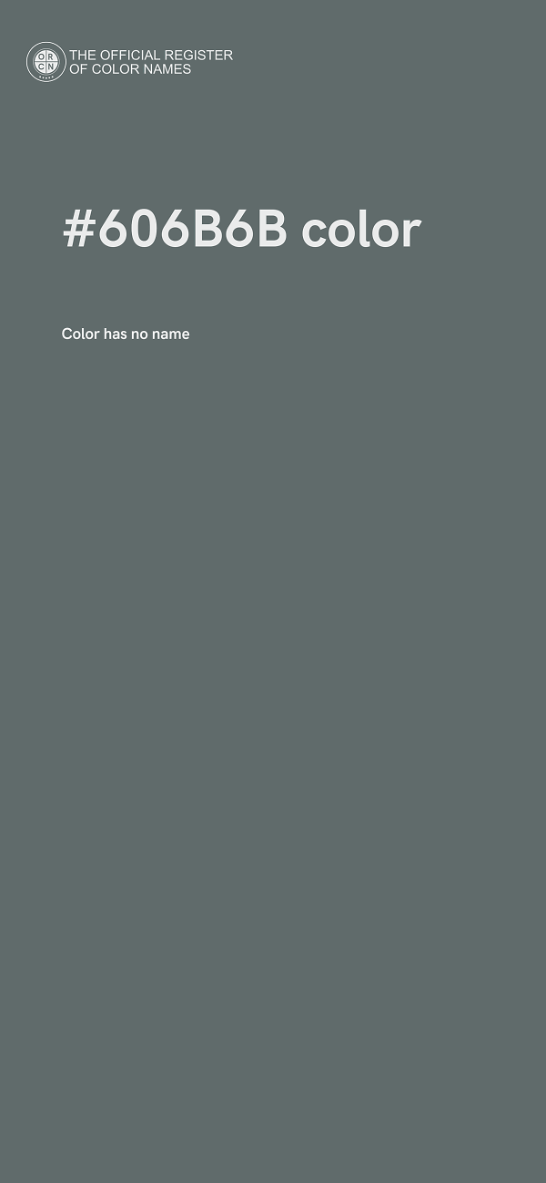 #606B6B color image