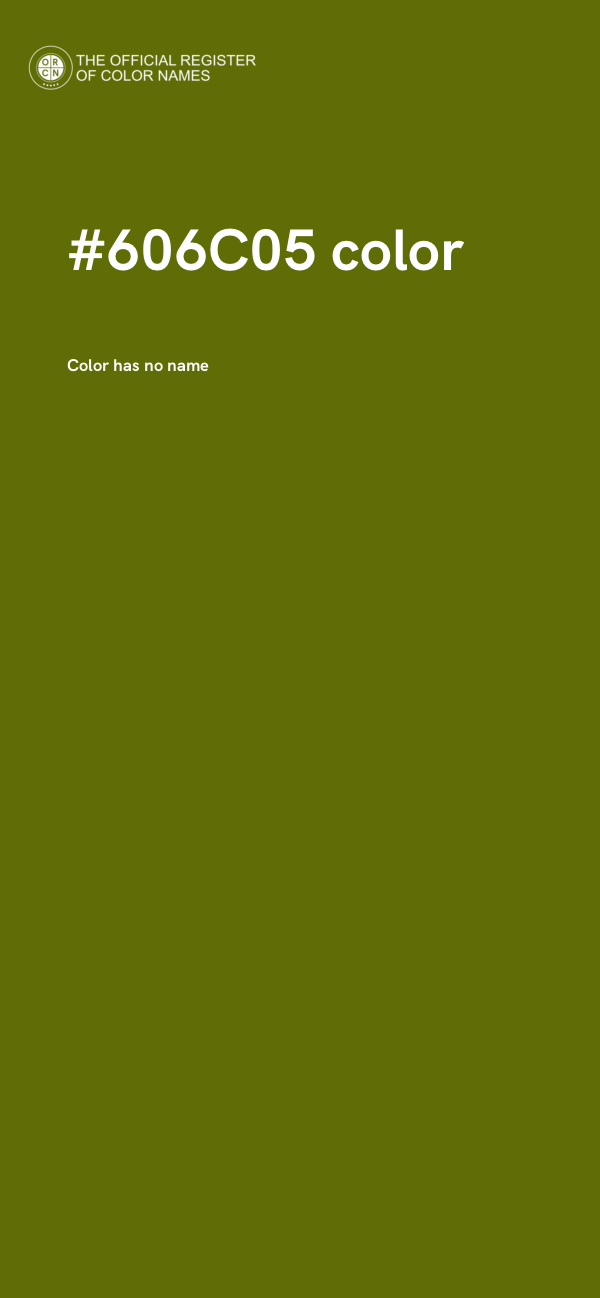#606C05 color image