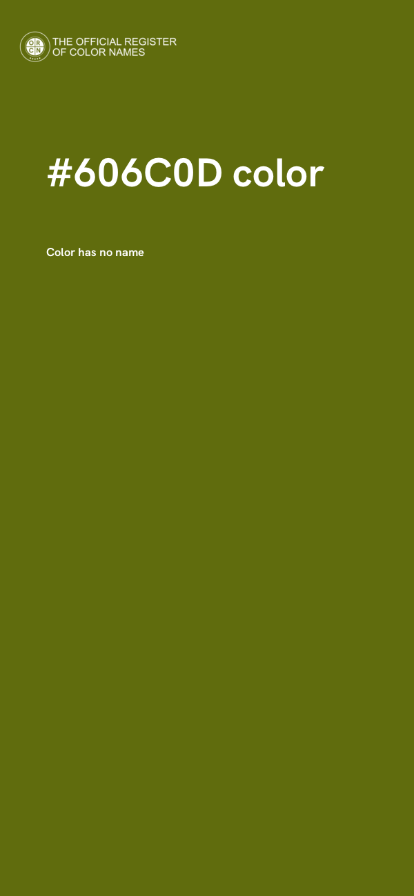 #606C0D color image