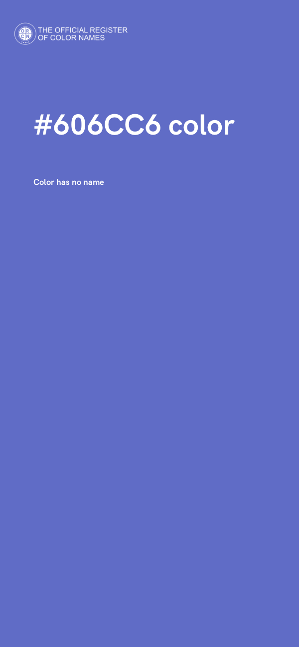 #606CC6 color image